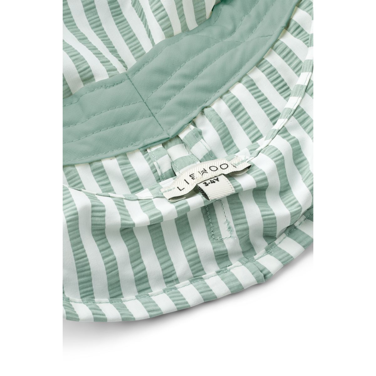 Liewood DAMONA Streifen Badehut - Stripe Peppermint / Crisp white - SCHWIMMHUT