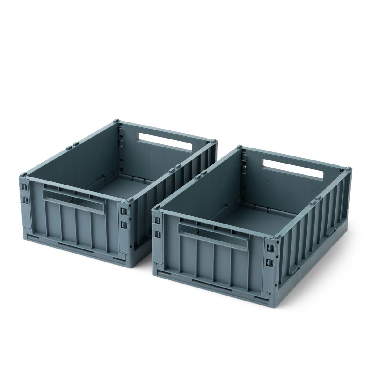 Liewood WESTON Aufbewahrungsbox Medium, 2er-Pack - Whale blue - Aufbewahrungsbox