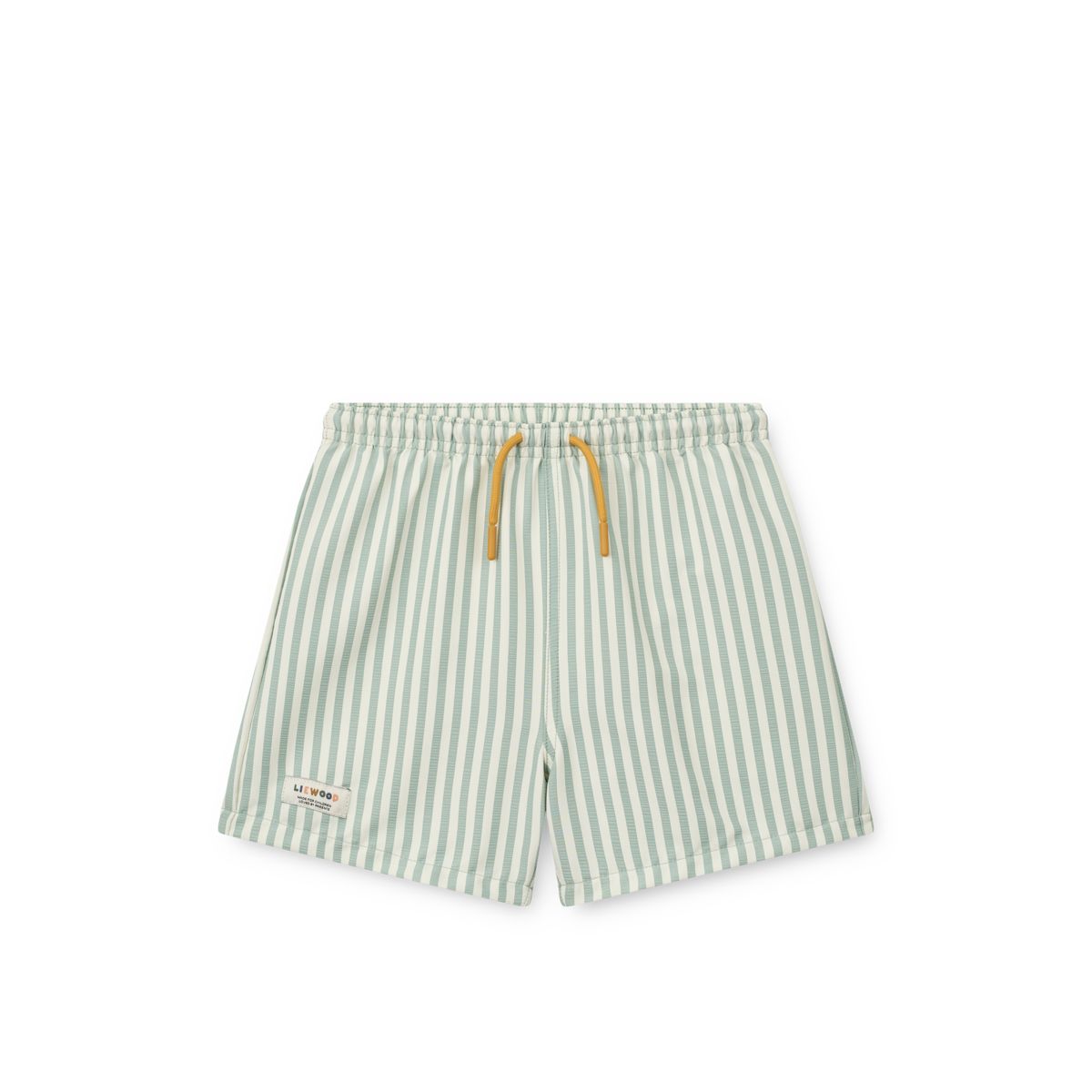 Liewood DUKE Streifen Boardshorts - Stripe Peppermint / Crisp white - Badeshorts
