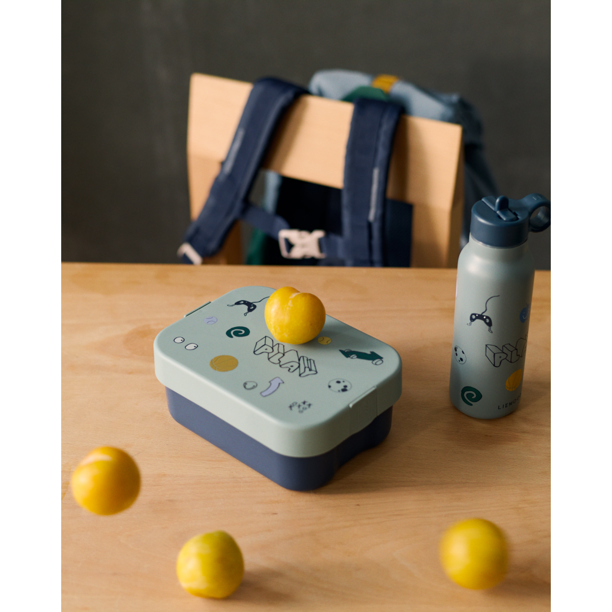 Liewood KAMIL Lunchbox - Play / Dusty Peppermint - Brotdose