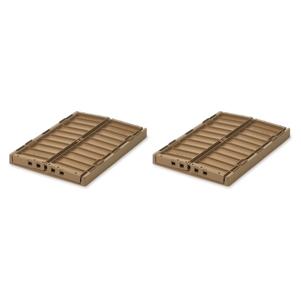 Liewood WESTON Aufbewahrungsbox Medium, 2er-Pack - Oat - Aufbewahrungsbox