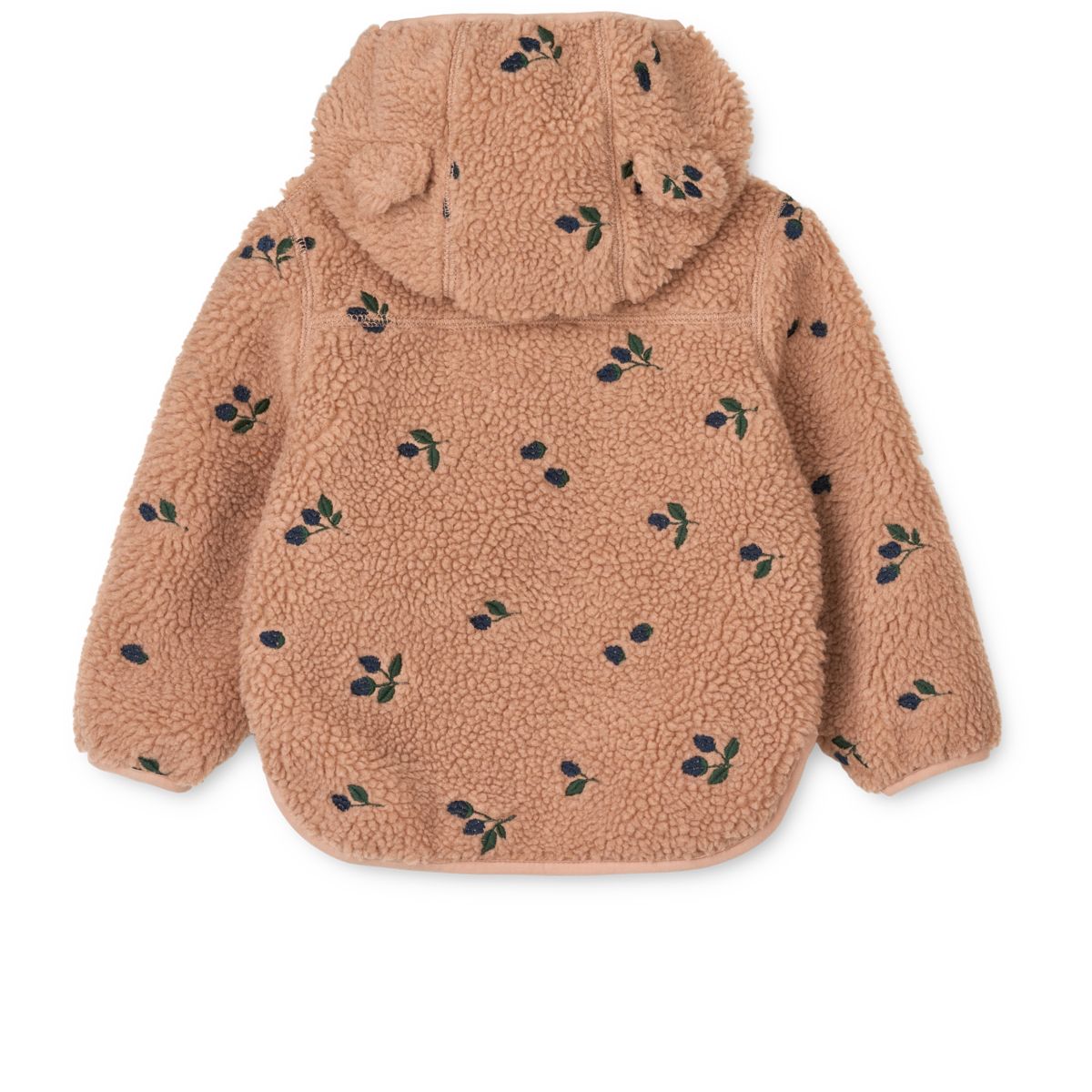 Liewood Mara Fleecejacke mit Ohren - Berry / Pale tuscany / Embroidery - Jacke