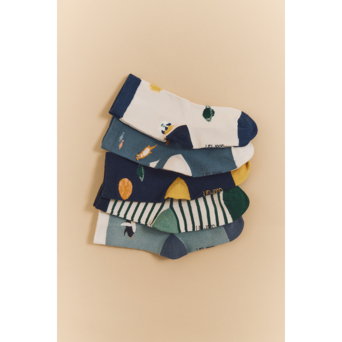 Liewood SILAS Socken 3er-Pack - Arctic Sea / Ocean view - Socken/Strümpfe