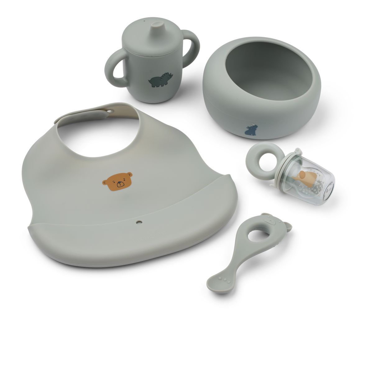 Liewood MILEAH Baby-Geschirr-Set - Dove blue - Geschirr satz