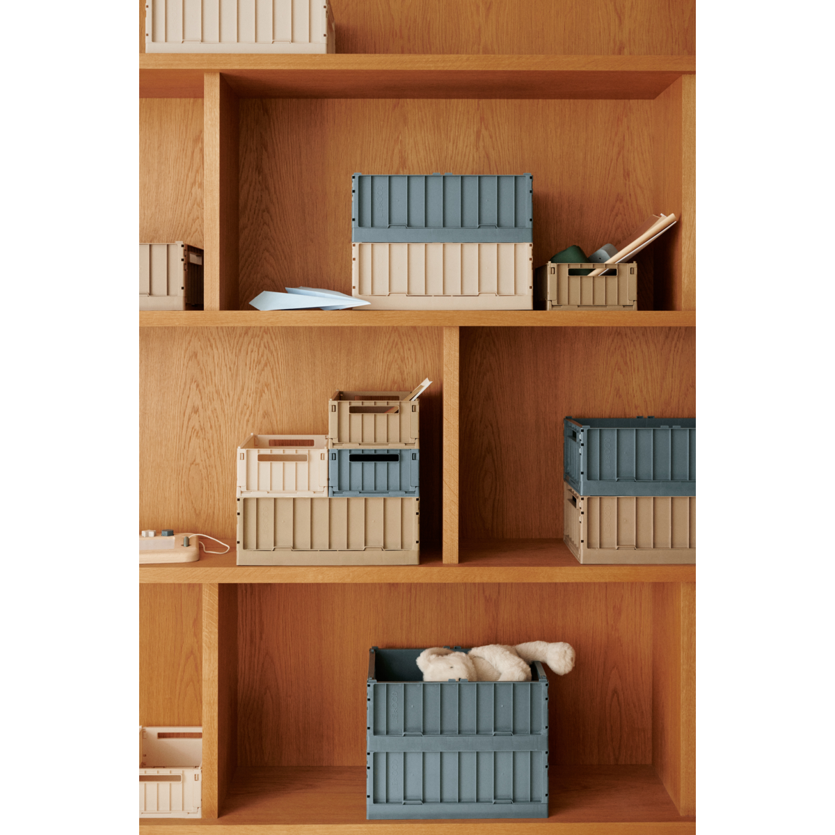 Liewood WESTON Aufbewahrungsbox Klein, 2er-Pack - Oat - Aufbewahrungsbox
