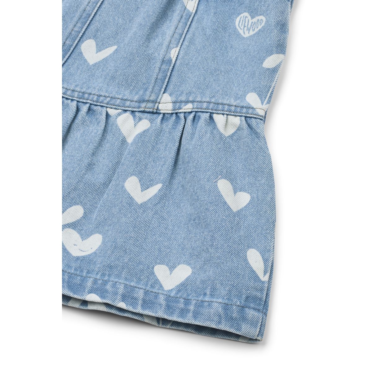 Liewood DAYLA Bedruckter Jeansrock - Sweethearts / light blue denim - Röcke