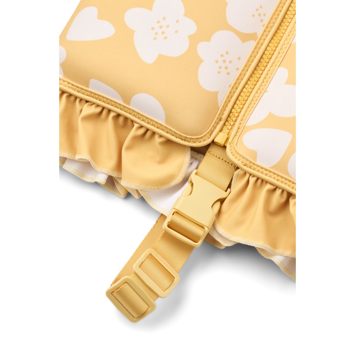 Liewood DOVE Schwimmweste mit Rüschen - Flower / Lemon yellow - Schwimmweste