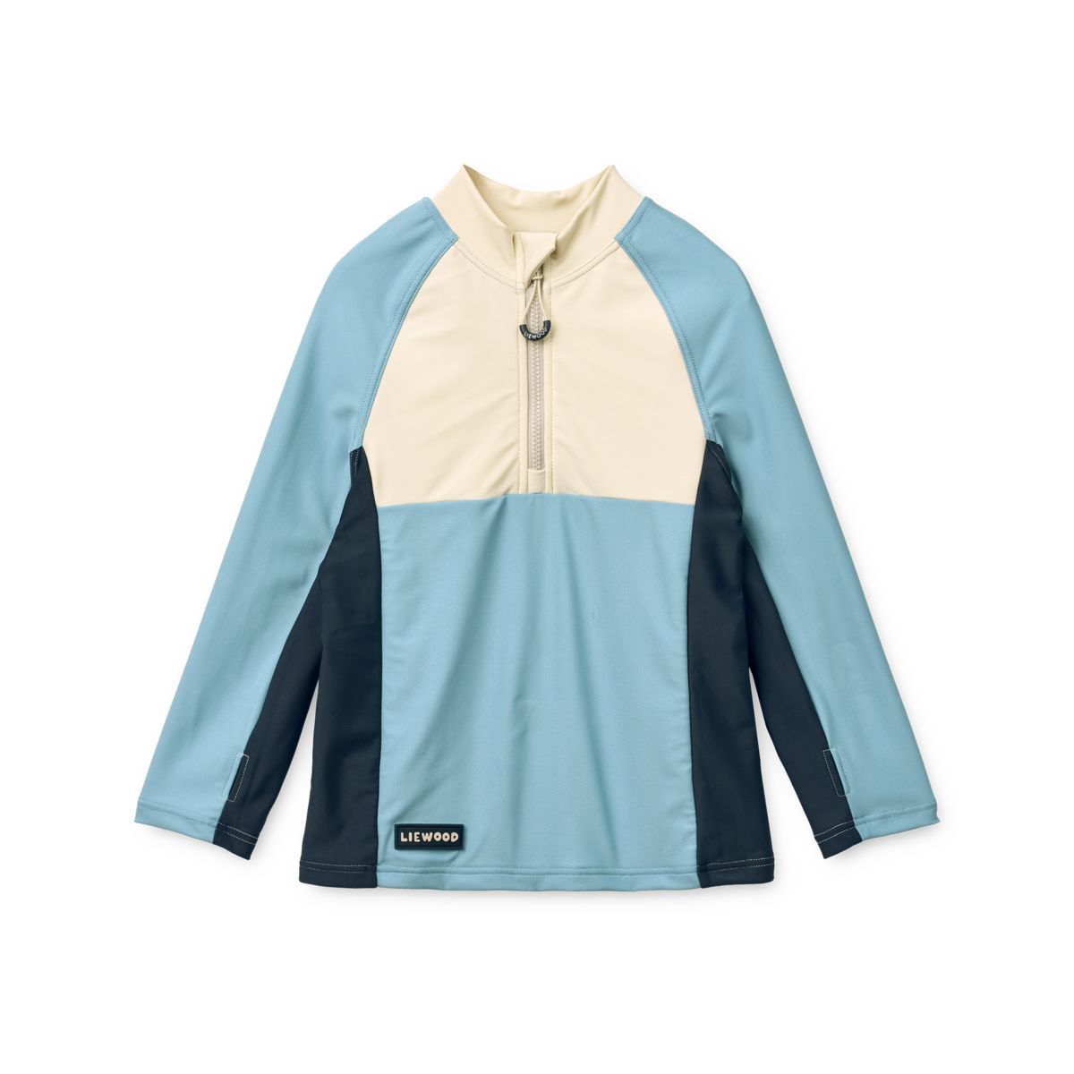 Liewood OLUF Swim Tee - Beach blue mix - Schwimm-T-Shirt