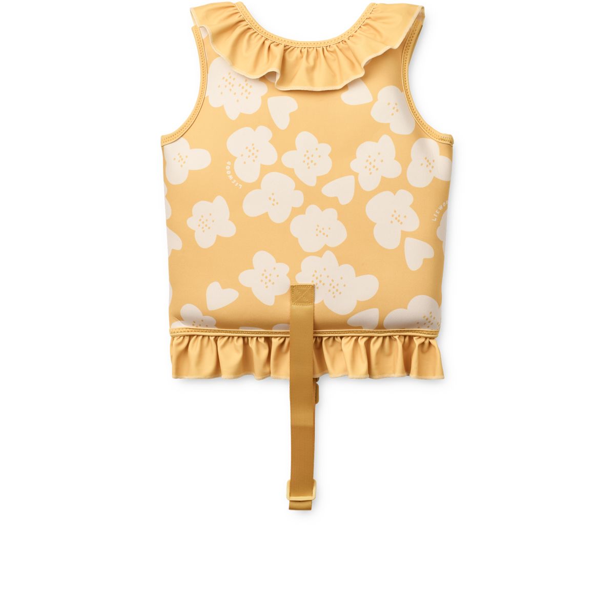Liewood DOVE Schwimmweste mit Rüschen - Flower / Lemon yellow - Schwimmweste