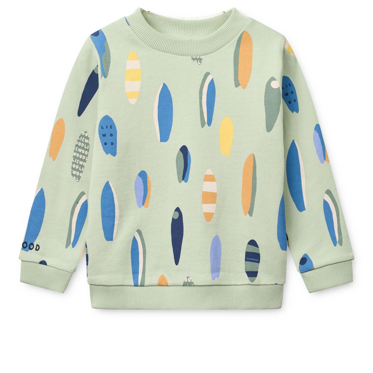 Liewood THORA bedrucktes Sweatshirt - Boards / Light peppermint - Sweatshirts
