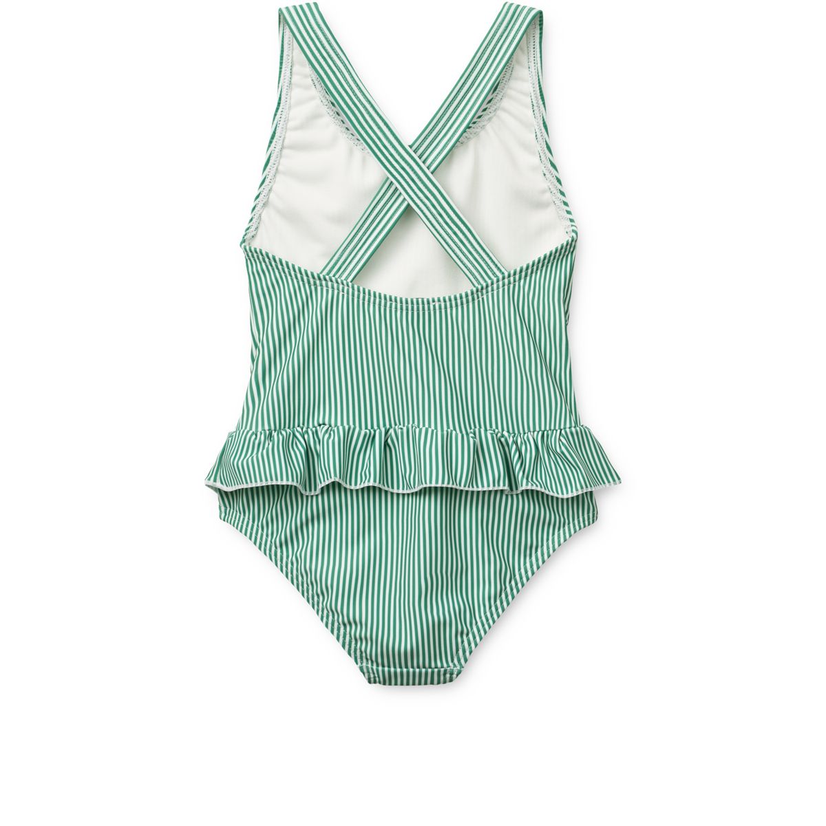 Liewood AMARA Gestreifter Badeanzug - Bright garden / Creme de la creme - Badeanzug
