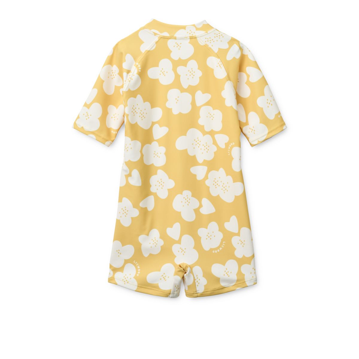 Liewood Max Schwimm-Jumpsuit - Flower / Lemon yellow - Badeanzug