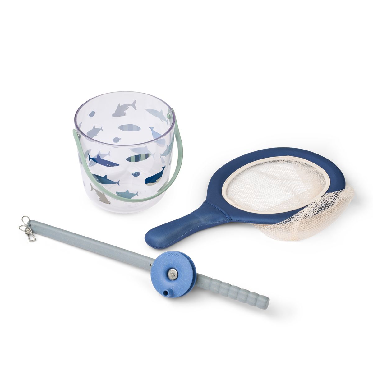 Liewood CORA Krabbenfischer-Set mit Netz - Shark / Dove blue - Outdoor-Spielzeug