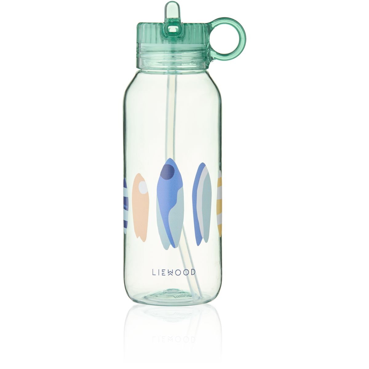 Liewood YANG Tritan-Wasserflasche 500 ml - Boards / Light peppermint - Wasserflasche