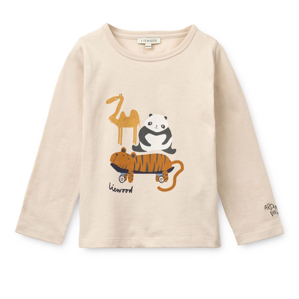 Liewood APIA Langarm T-Shirt - Friends / Sandy - T-shirt