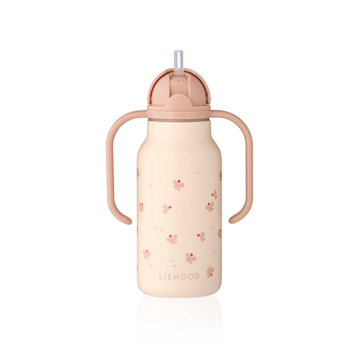 Liewood KIMMIE Edelstahlflasche 250 ml - Mini Butterfly / Apple blossom - Wasserflasche