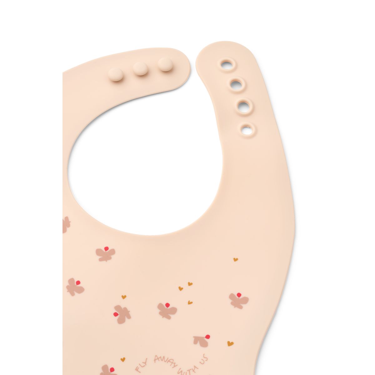 Liewood EMBER Bedruckte Lätzchen, 2er-Pack - Mini Butterfly / Apple blossom - Lätzchen