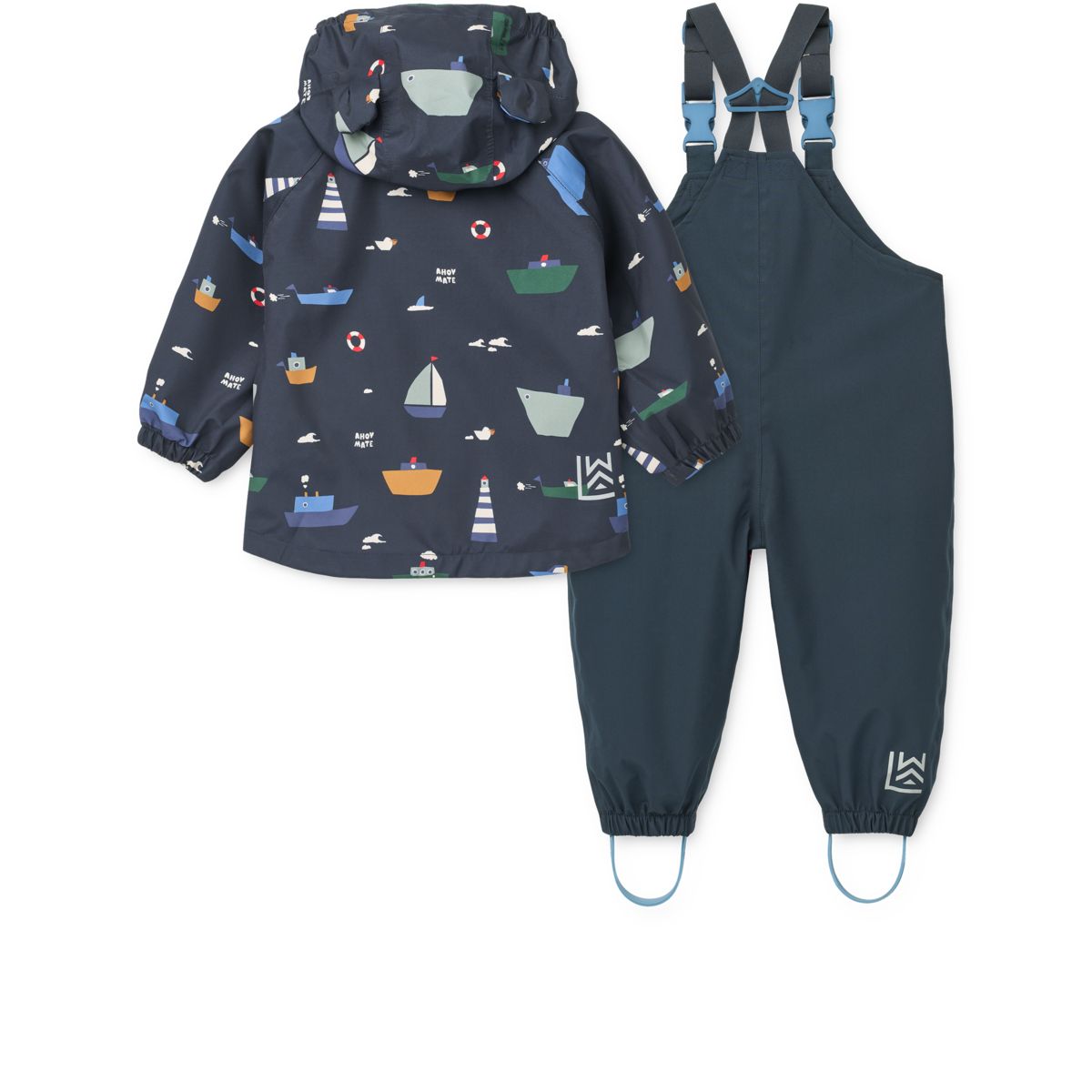 Liewood Manu Regenbekleidungsset - Sailing / Classic navy - Satz