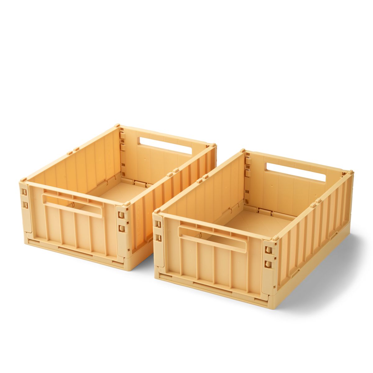 Liewood WESTON Aufbewahrungsbox Medium, 2er-Pack - Lemon yellow - Aufbewahrungsbox