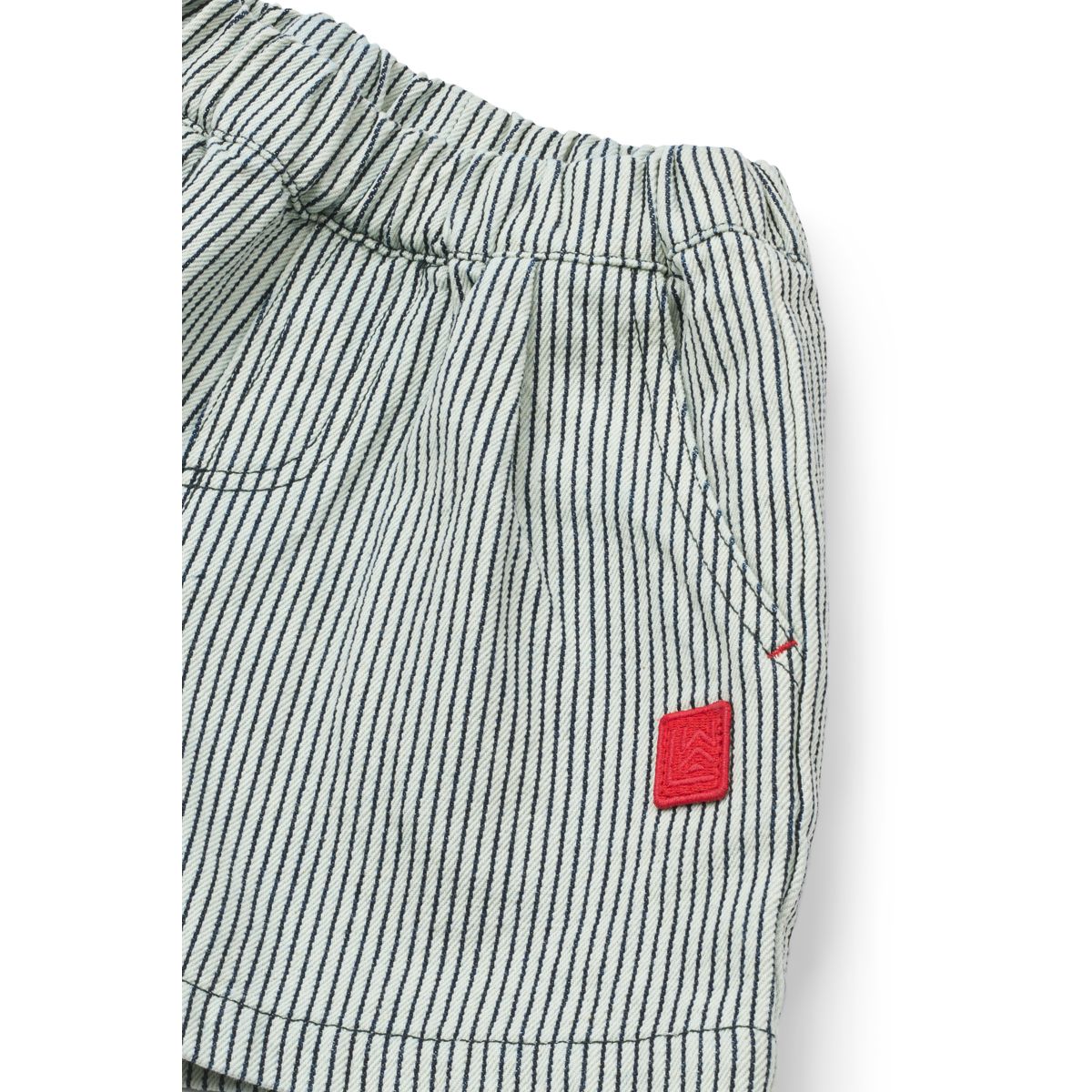 Liewood BORRISA gestreifte Denim-Shorts - Classic navy / Creme de la creme - Shorts