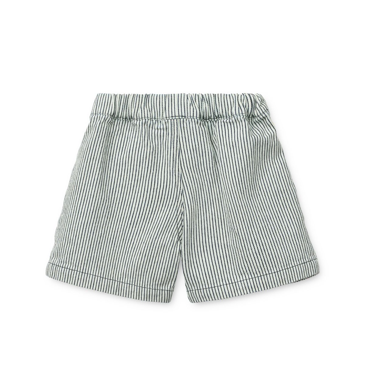 Liewood BORRISA gestreifte Denim-Shorts - Classic navy / Creme de la creme - Shorts