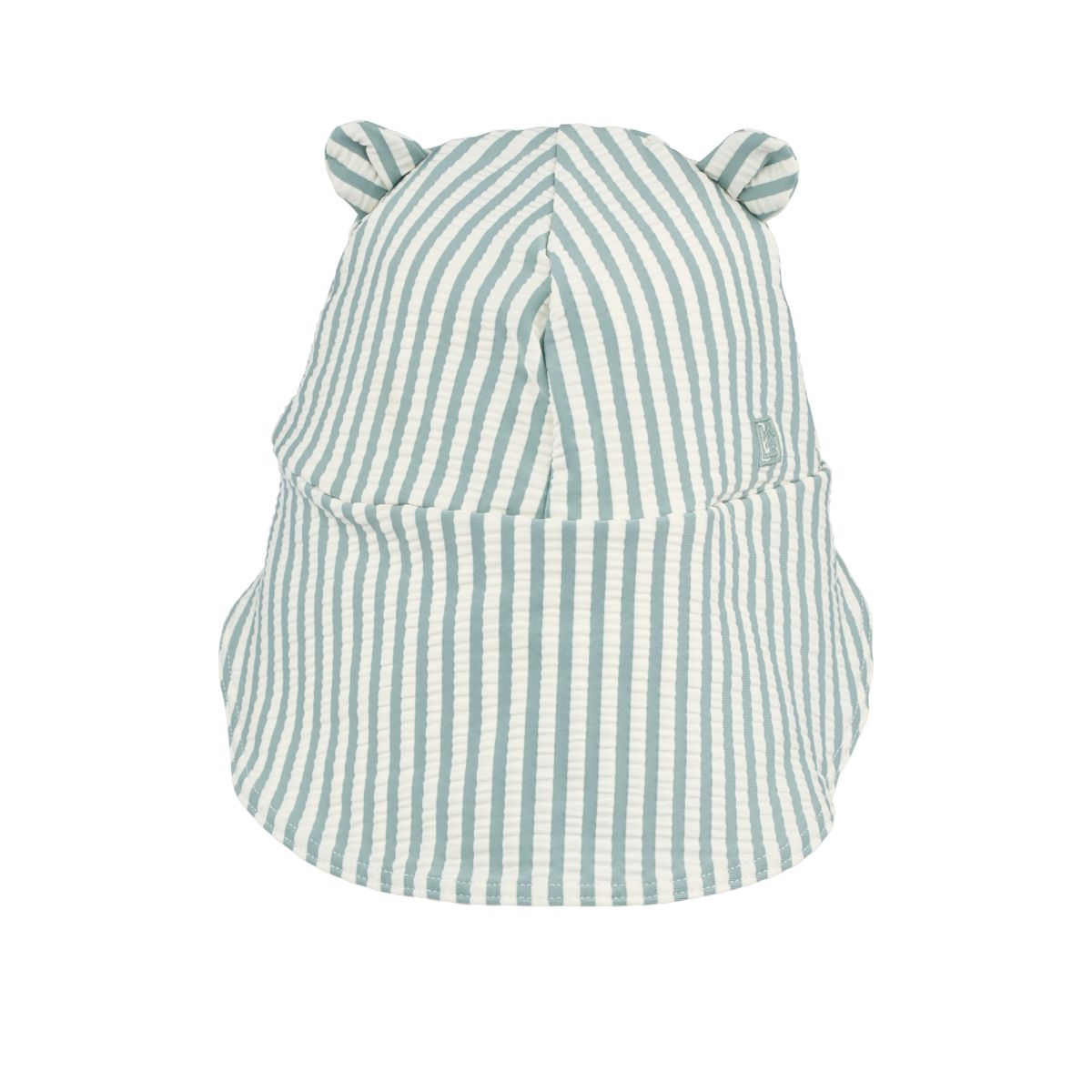 Liewood Senia Sonnenhut Seersucker - Peppermint / Sandy - SCHWIMMHUT