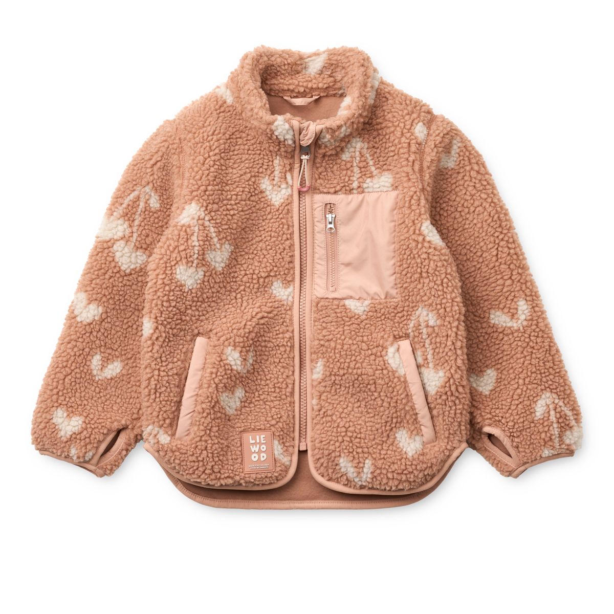 Liewood Nolan Fleecejacke - Sweethearts / Pale tuscany - Jacke