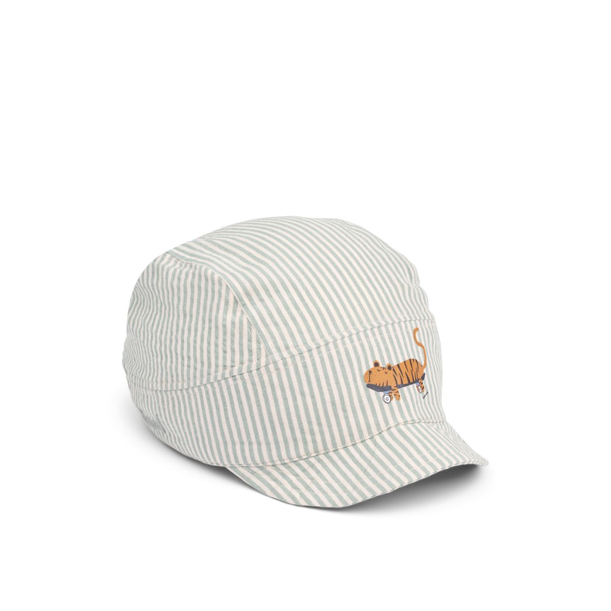 Liewood THEON Soft Seersucker Kappe - Peppermint / Sandy - Hut & Kappe