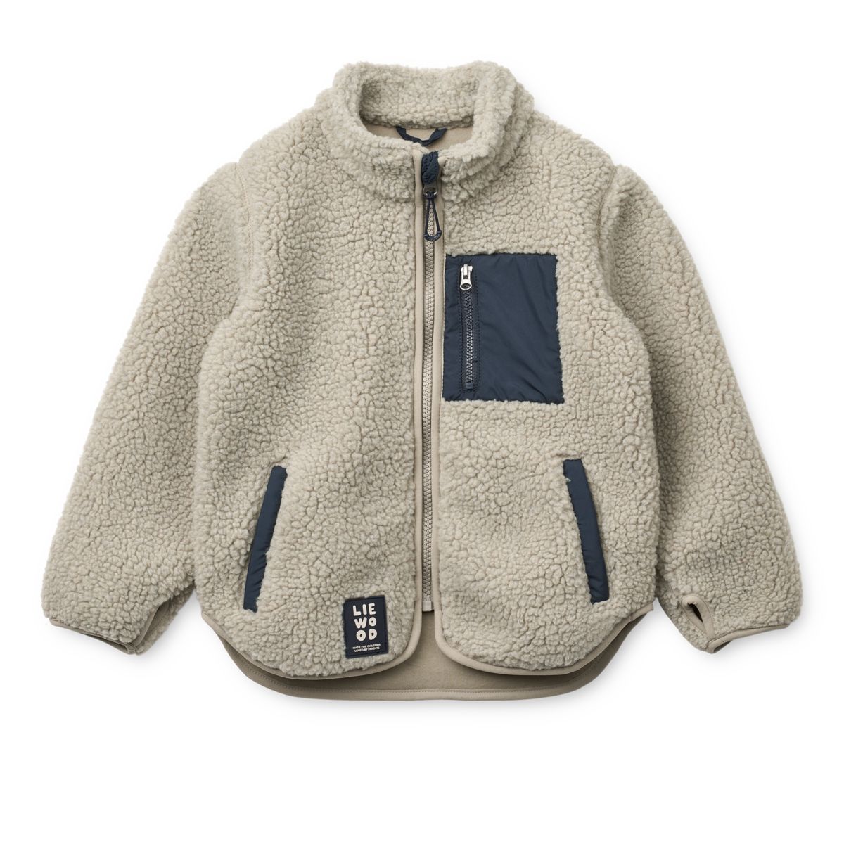 Liewood Nolan Fleecejacke - Mist - Jacke