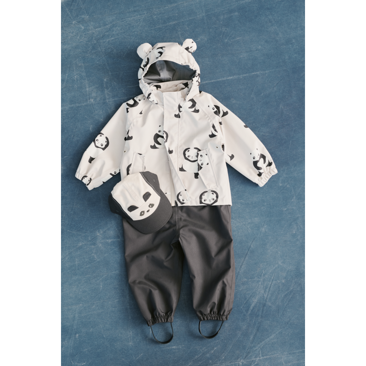 Liewood Manu Regenbekleidungsset - Panda / Sandy - Satz
