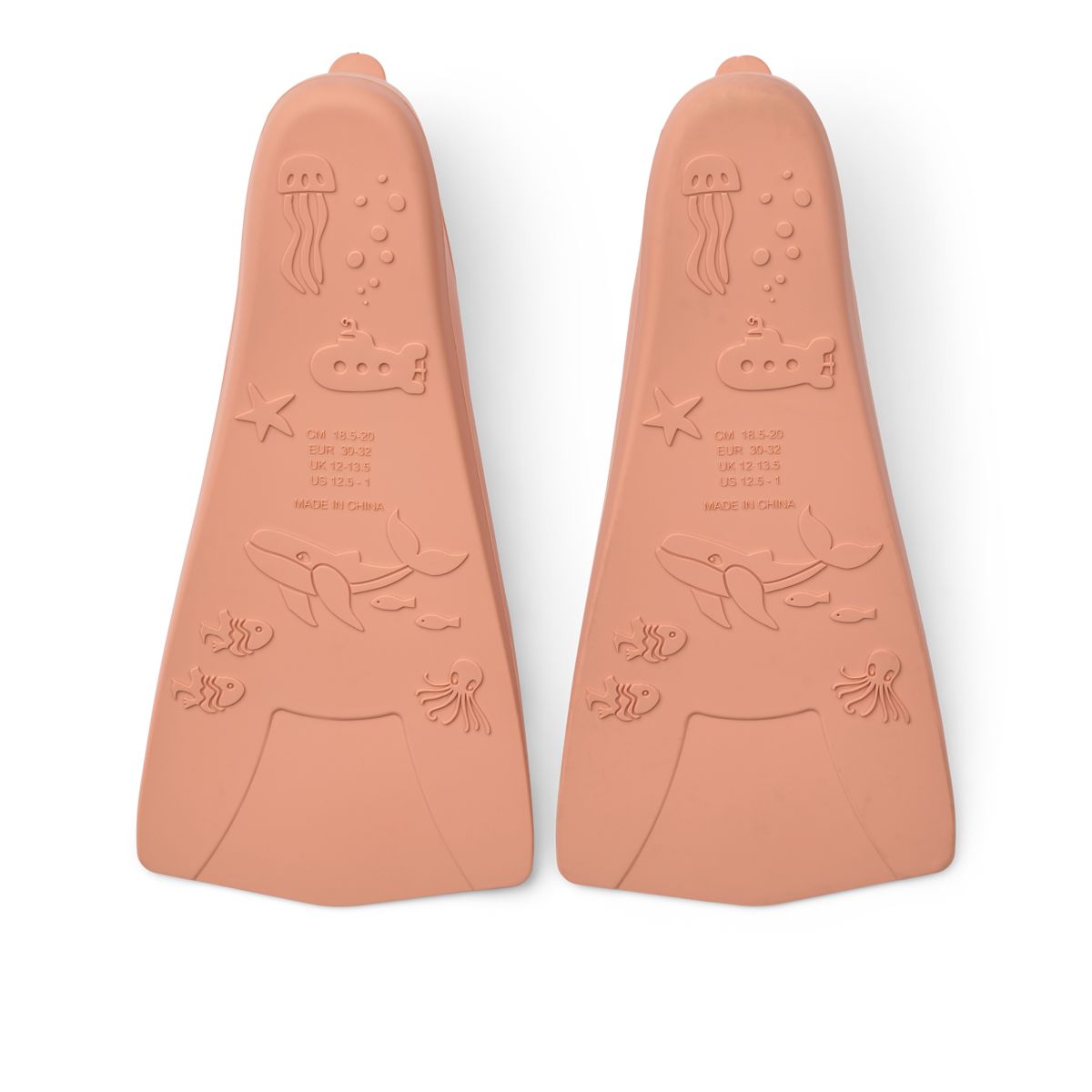 Liewood GUSTAV Schwimmflossen - Peach / Tuscany rose - Schwimmflossen