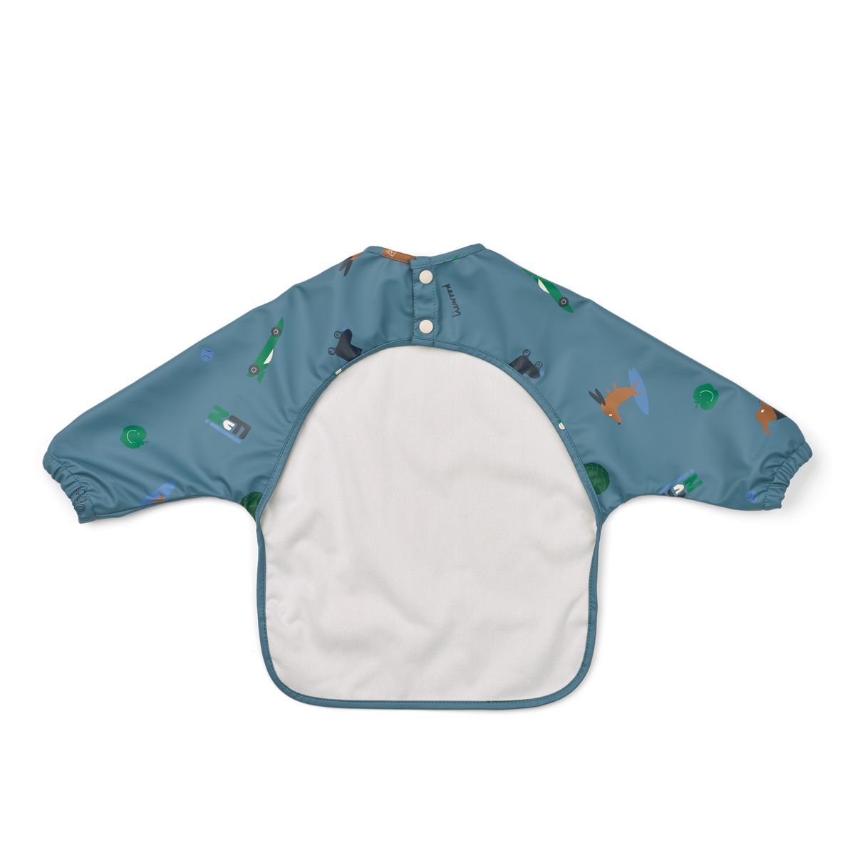 Liewood MERLE Bedrucktes Ärmellätzchen - Fun / Beach blue - Cape Lätzchen