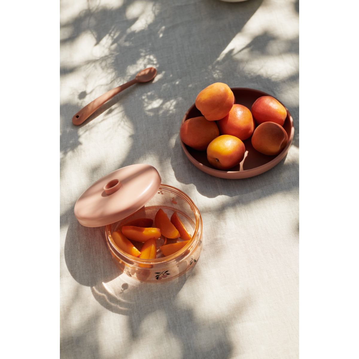 Liewood DOMINIQUE Babynahrungsboxen 500 ml - Peach / Sea shell - Snackbox