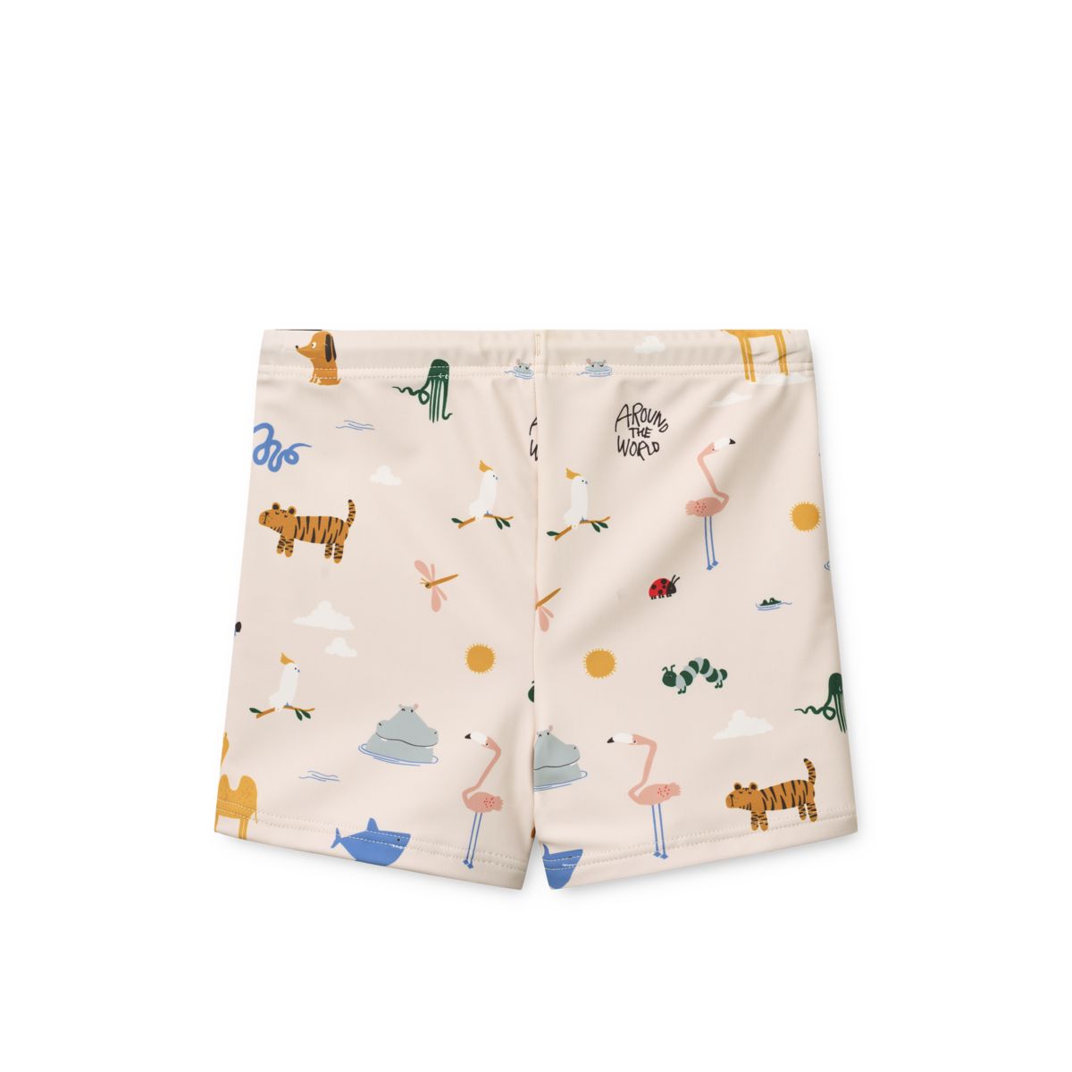 Liewood Otto Bedruckte Badehose - Around the world / Sandy - Badehose