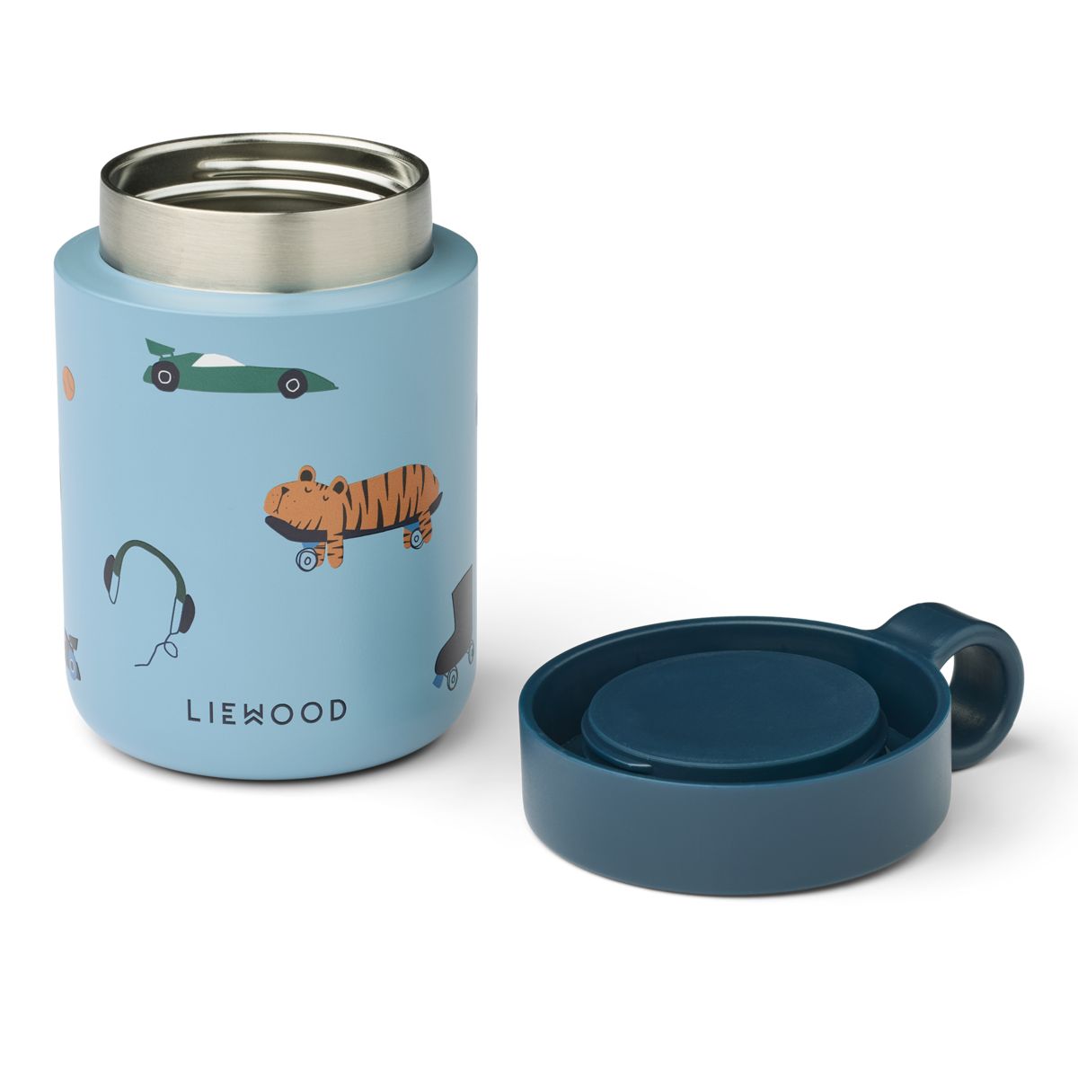 Liewood KIANI Speisegefäß - Fun / Beach blue - Essensbehälter