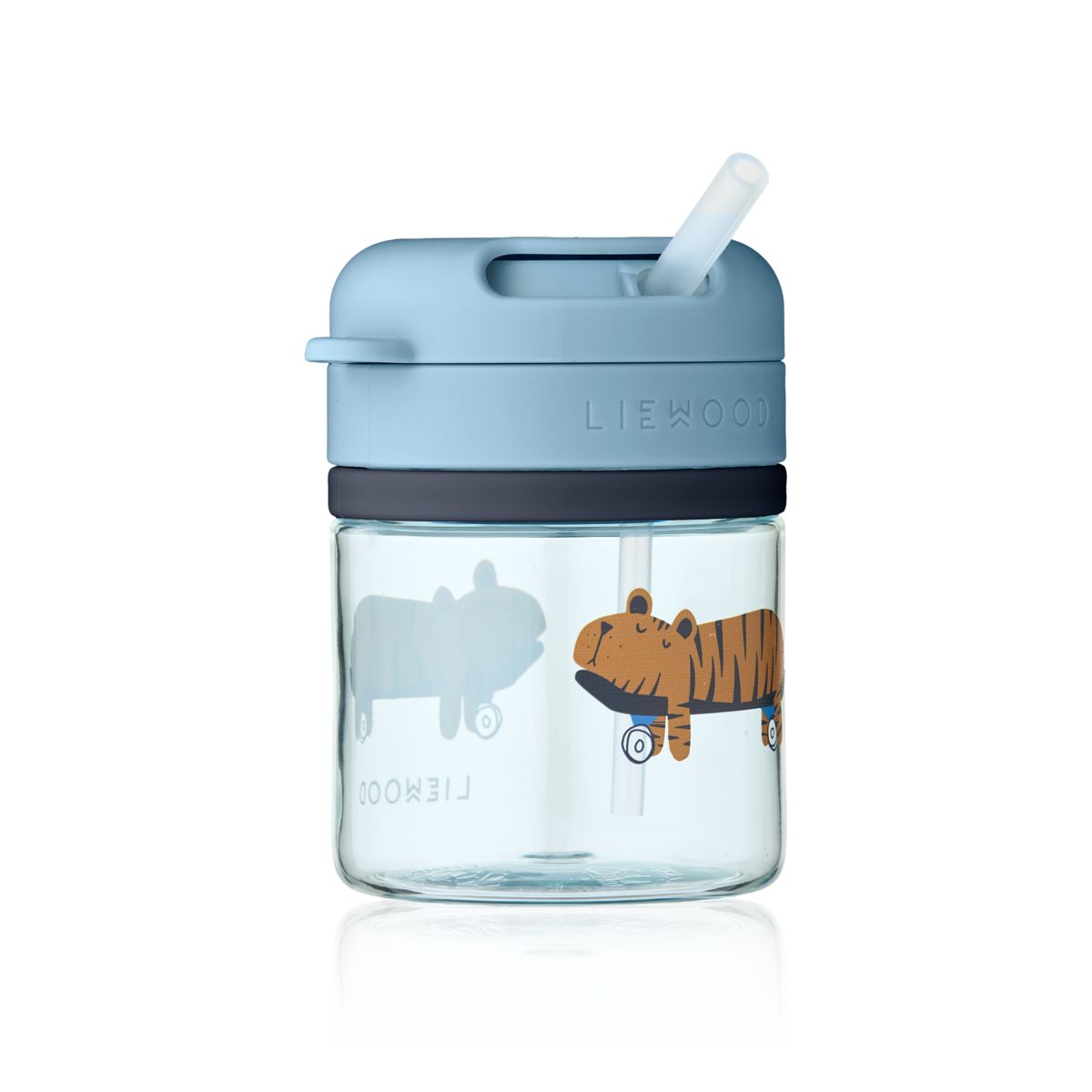 Liewood PAVIA Tritan-Becher mit Strohhalm - Fun / Beach blue - Becher