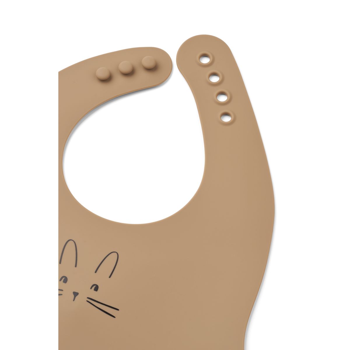 Liewood EMBER Bedruckte Lätzchen, 2er-Pack - Rabbit Sandy / Oat - Lätzchen