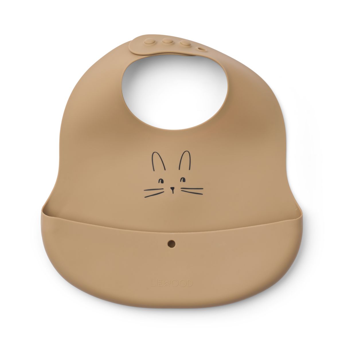 Liewood EMBER Bedruckte Lätzchen, 2er-Pack - Rabbit Sandy / Oat - Lätzchen