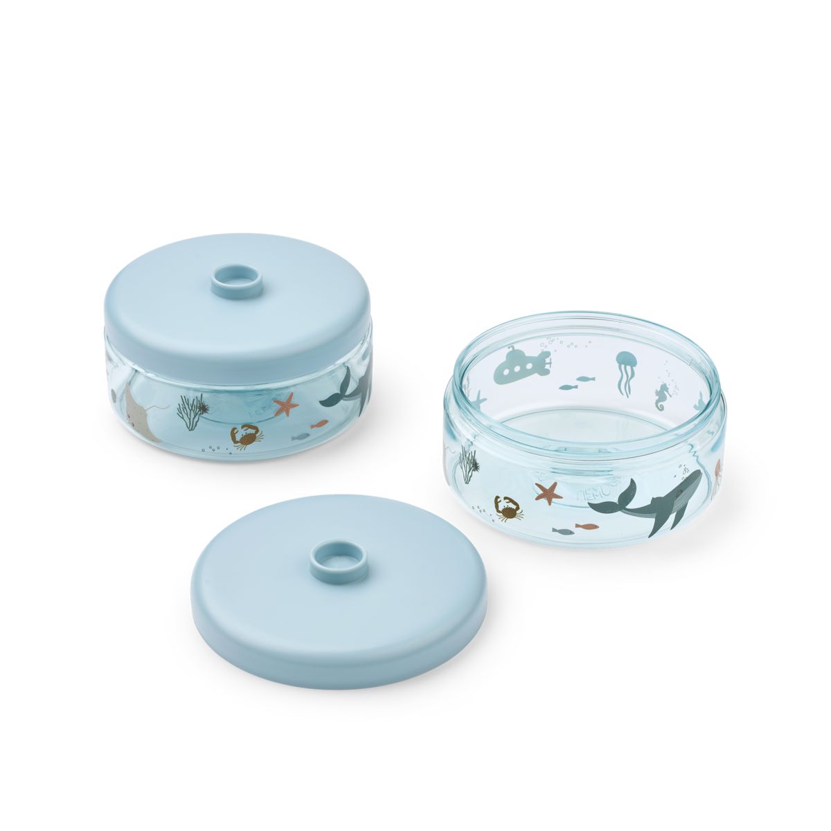 Liewood DOMINIQUE Babynahrungsboxen 500 ml - Sea creature / Sandy - Snackbox