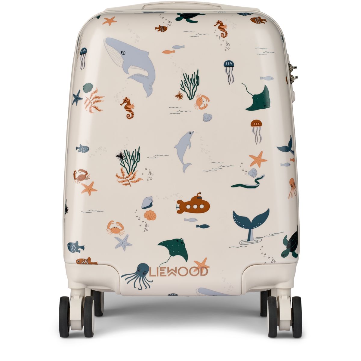 Liewood NORELLE Hartschalenkoffer - Sea creature / Sandy - Reisetasche