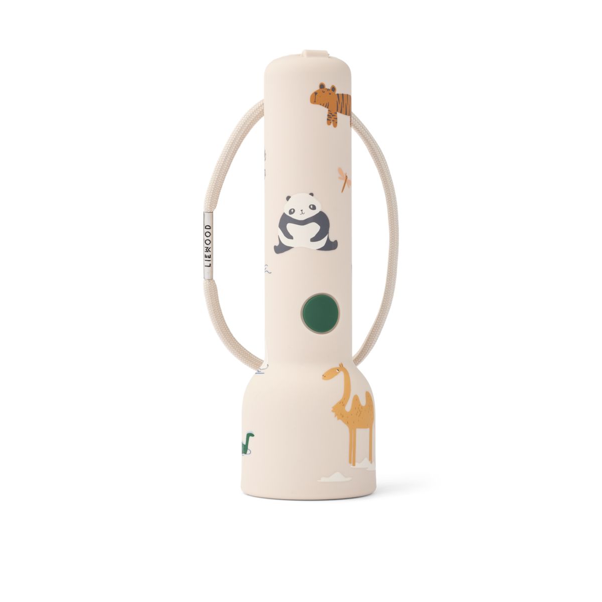Liewood Gry Silikontaschenlampe mit Print - Around the world / Sandy - Taschenlampe
