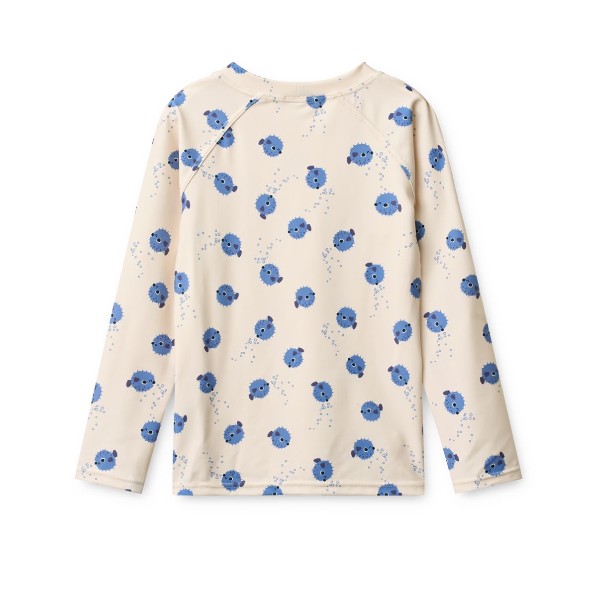 Liewood NOAH Bedrucktes Langarm-Schwimm-T-Shirt - Pufferfish / Sandy - Schwimm-T-Shirt