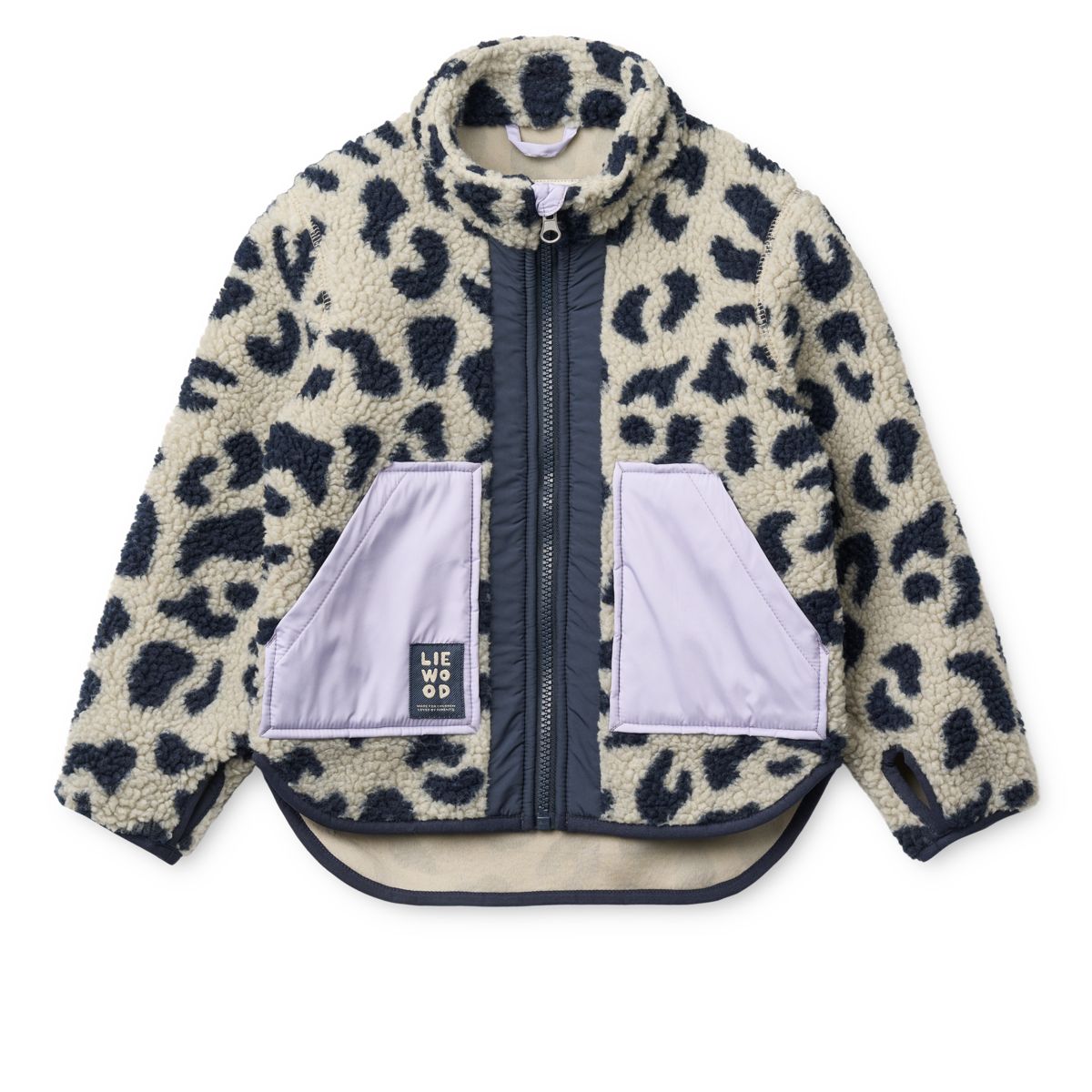 Liewood NOAM Fleecejacke - Mega leo / Mist mix - Jacke