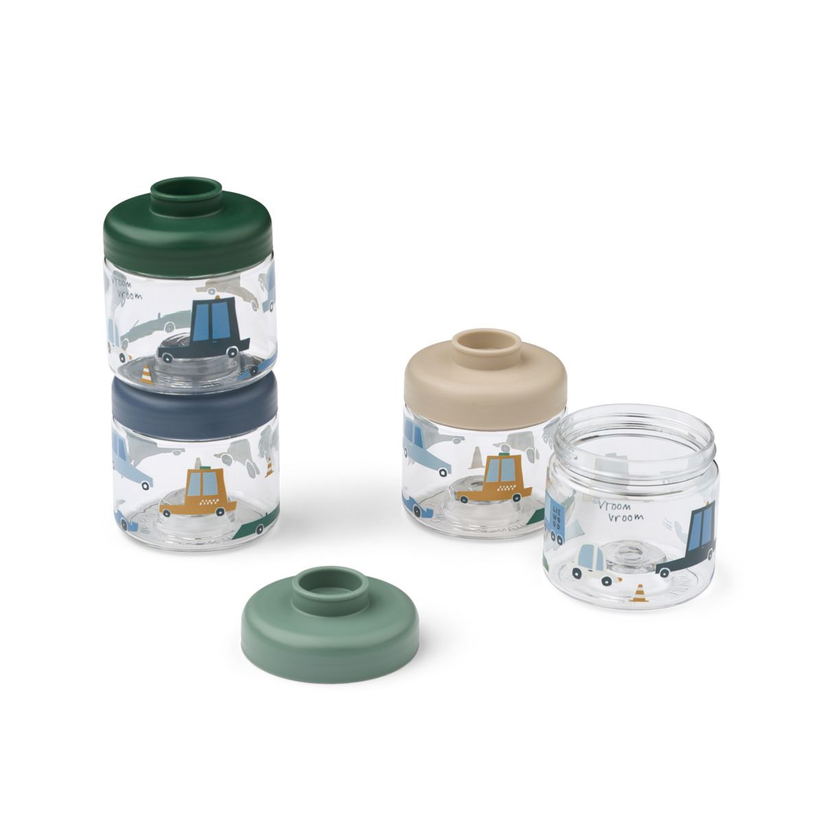 Liewood DOMINIQUE Babynahrungsboxen - Cars / Sandy - Snackbox