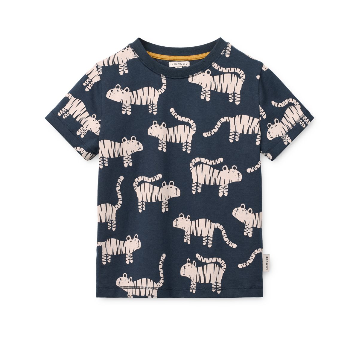 Liewood FRANCIS Bedrucktes Kurzarm-T-Shirt - Tiger / Classic navy - T-shirt