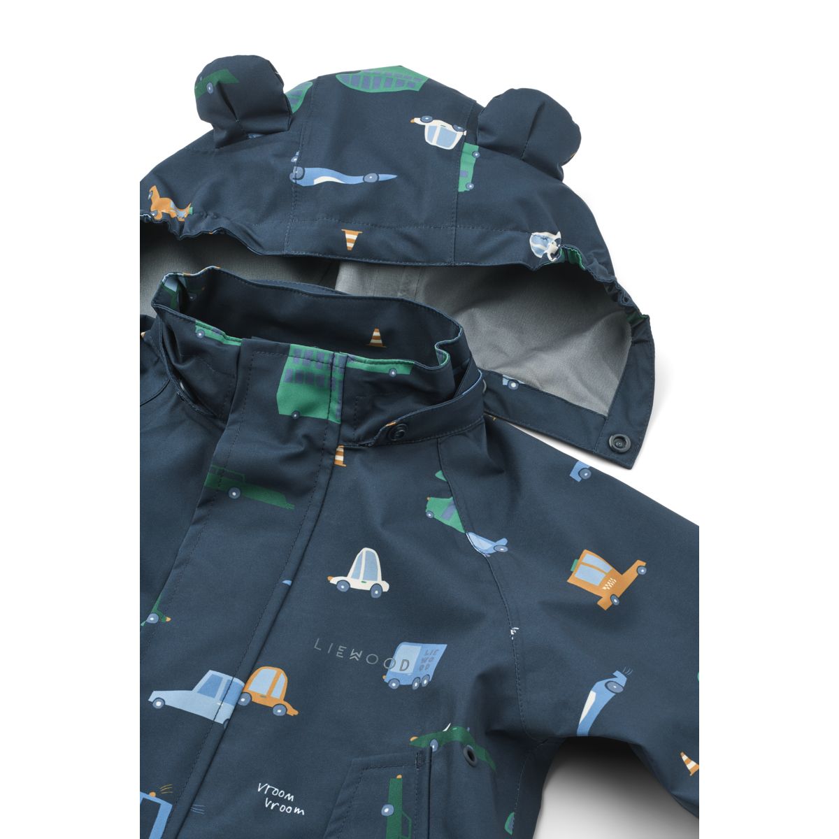 Liewood Manu Regenbekleidungsset - Cars / Classic navy - Satz