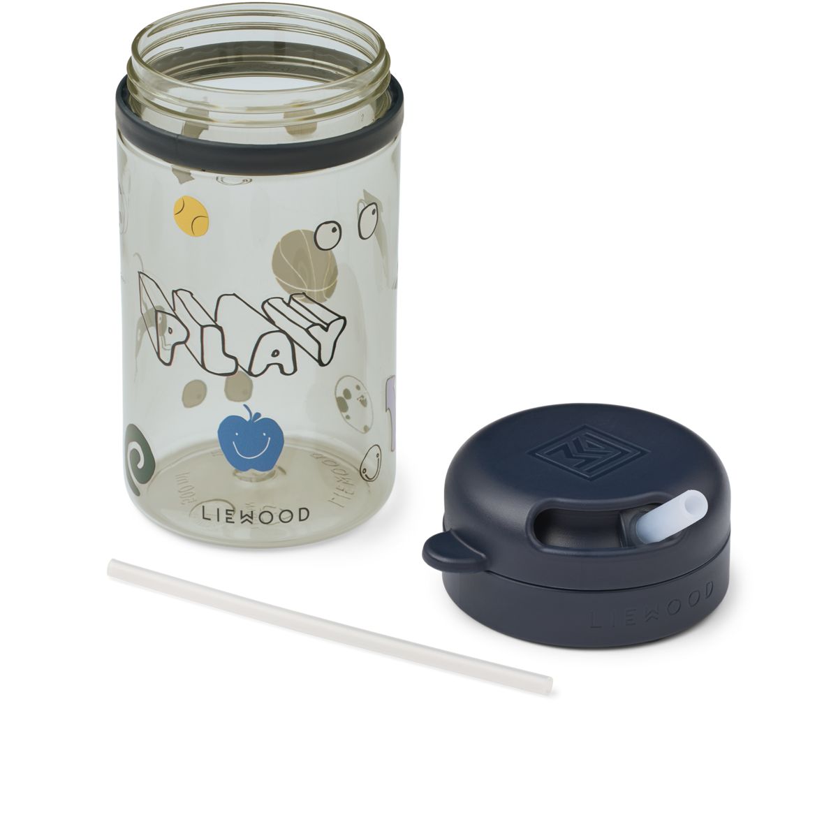 Liewood PAVIA Tritan-Strohhalmbecher 500 ml - Play / Dusty Peppermint - Becher
