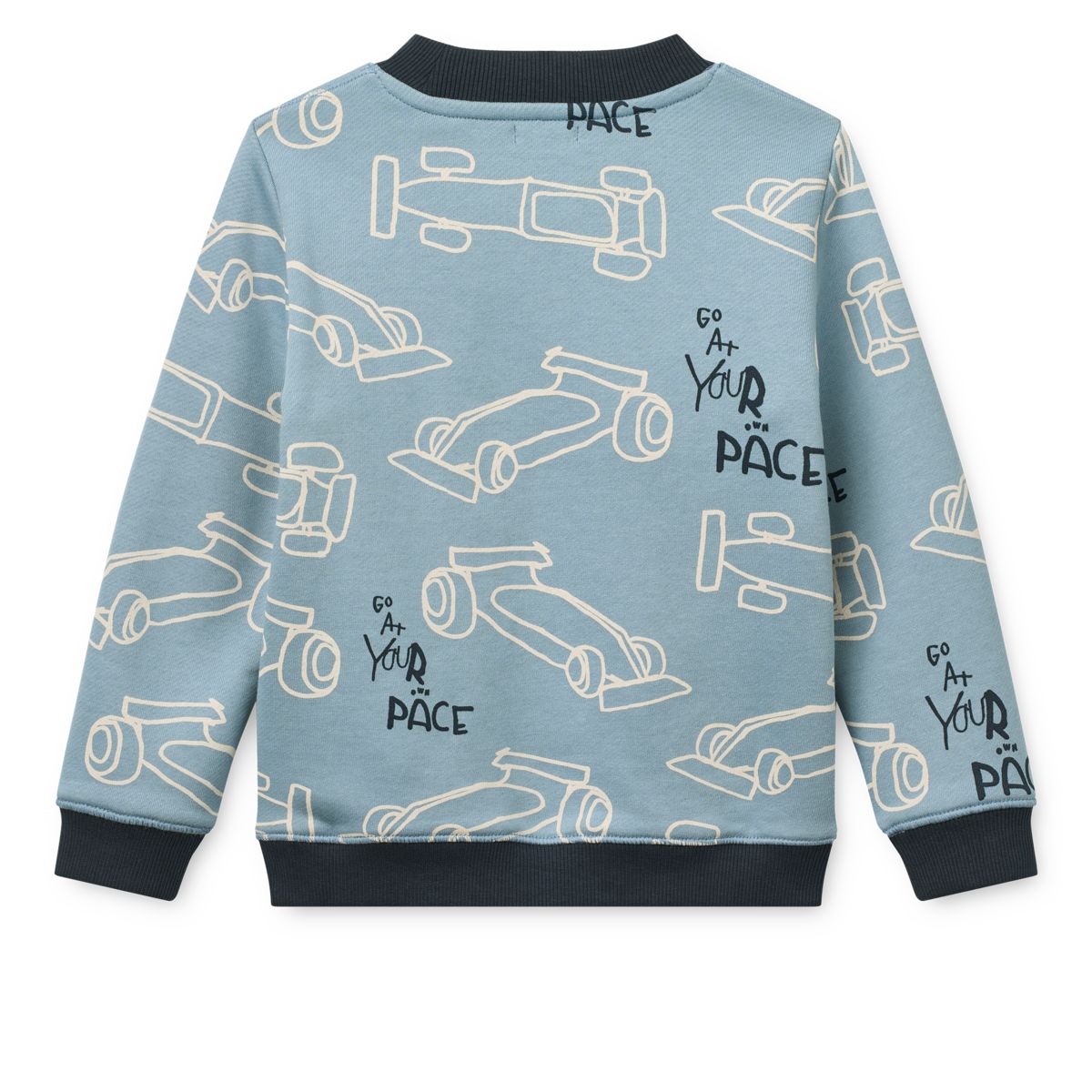 Liewood RIDLEY Bedrucktes Sweatshirt - Race cars / Beach blue - Sweatshirts