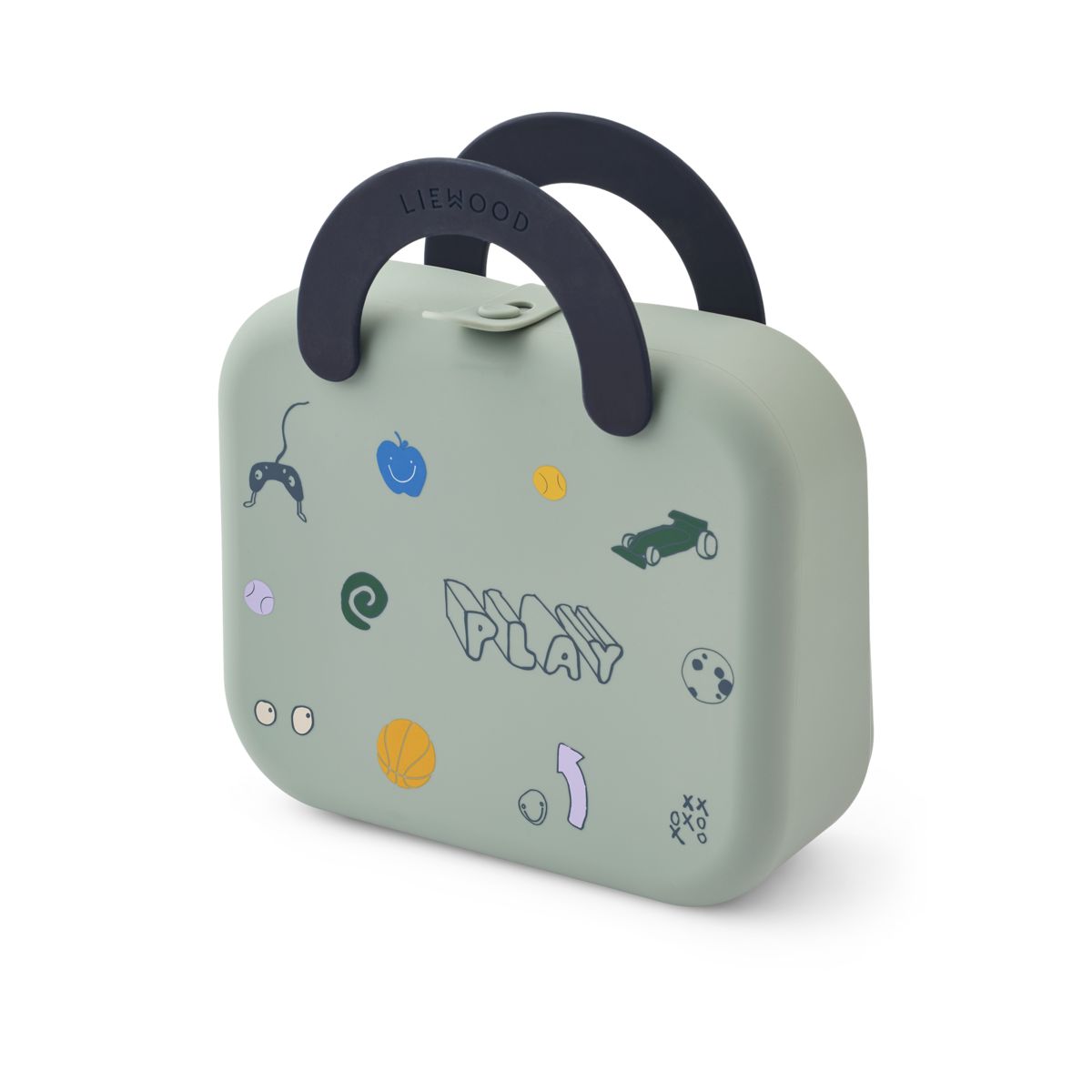 Liewood ELARA Faltbare Lunchbox - Play / Dusty Peppermint - Brotdose