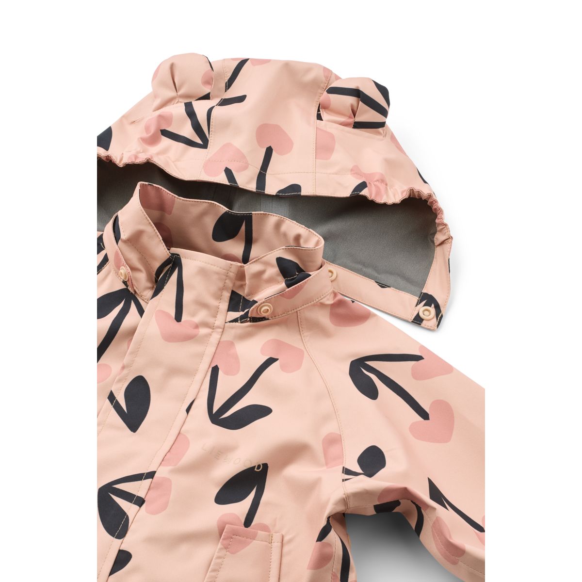 Liewood Manu Regenbekleidungsset - mega cherry heart/ Rosey mix - Satz